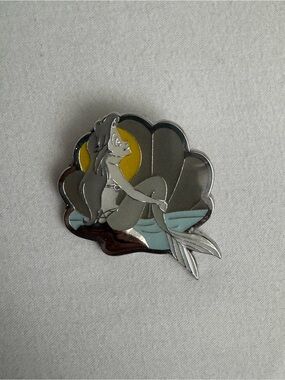 Ariel Loungefly Disney Grayscale Princesses Enamel Pin